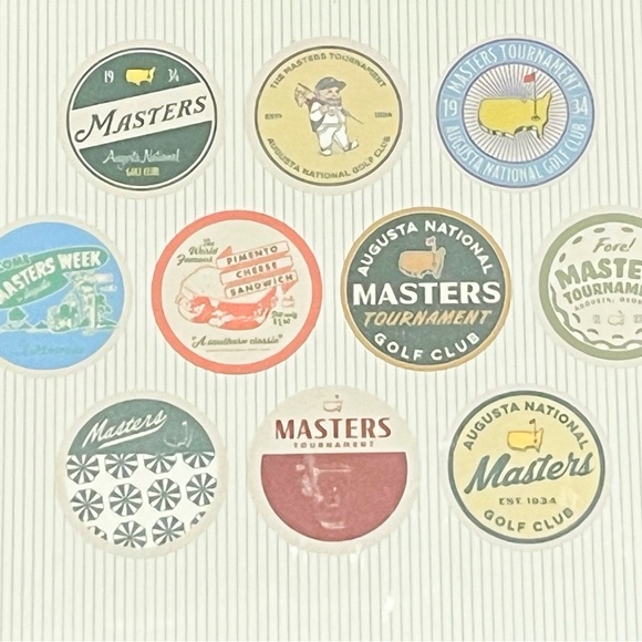 Masters Tournament Augusta National Assorted Coasters Set of 20 | NIB 2025 - Picture 3 of 3